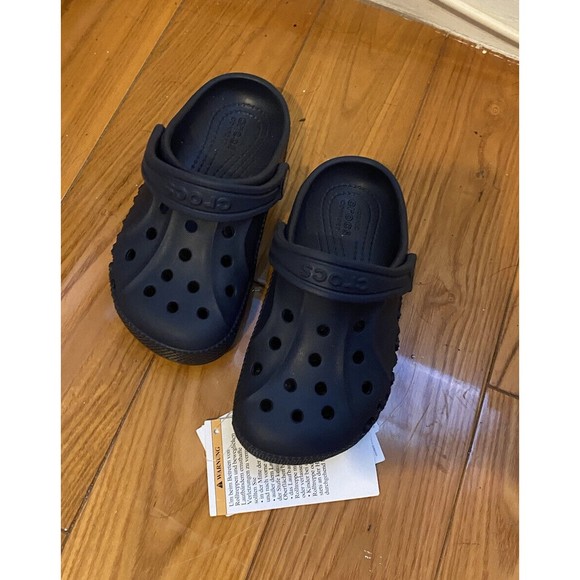 CROCS Other - Crocs Baya Clog Toddler Size 9 Slip On Comfort Shoes Navy Blue